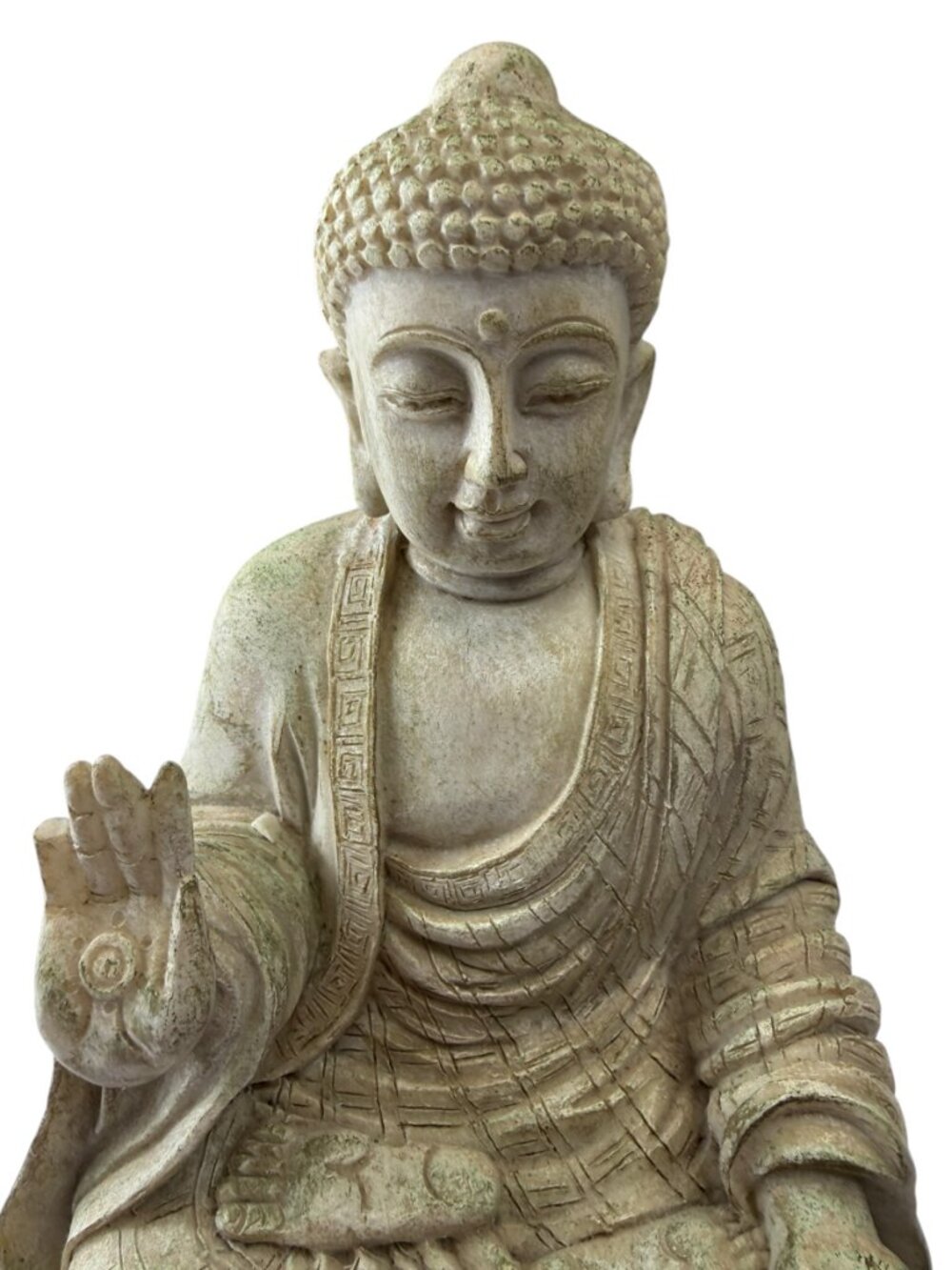 Buddha Statue, Garden Art, Sculpture  9" Tall